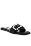 Women Diamante Flat Sandals in Black - 2