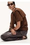 Leather Look Flare Pants - 6