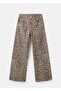 Leopard Straight Cut Jean - 3