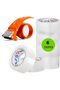 Clear Tape 6 pcs with Dispenser - Heavy Duty 2 inch x 50 YDs