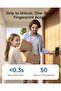 eufy Smart Lever Lock C33, Keyless Fingerprint Door Lock with Lever, Integrated Wi-Fi, Remote Contro - 4