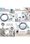 Universal Automatic Drum Cold Water Pipe Flexible 90 Degree Bend Inlet Hose, 3M, 3/4 inch Co - 3