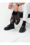 Natali Model Genuine Leather Handmade Men's Brown Crocodile Leather Casual Shoes - 4