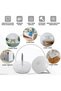 300 Pcs Nail-in Furniture Sliders, 18mm Chair Leg Floor Protectors, Nylon Glides for Hardwoo - 2