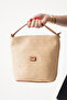 Elara Sterling Wicker Brown Women's Daily Stylish Cross Shoulder Bag - 3