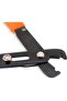 Professional Wire Stripper Pliers with Spring-Loaded Design, Orange and Black Handle - 7