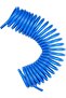 Spiral Air Hose Polyurethane (PU) Flexible Pneumatic Pipe Spiral Tube Hose, Spring Hose (8MM - 7