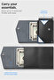 Valentinus Pro (MagFit) Magnetic Wallet Card Holder Trifold Vegan Leather Wallet – Black - 4