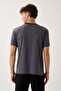 Crew Neck Striped Men's T-Shirt - 4