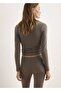 Rib round neck t-shirt - 4