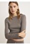 Rib round neck t-shirt