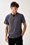 Crew Neck Striped Men's T-Shirt - 2