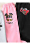 Girls' 3 Pack Kidlife Printed 2 Thread Raster Sweatpants - 2