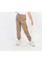 Unisex Printed Flat Elastic Beige Track Pants - 3