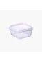Wave Lock Square Glass Food Container with Lid, 520 ml Capacity