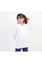 Unisex White Long Sleeve Polo Neck T-Shirt - 5