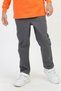 Unisex Printless Gray Pants School Pants - 3
