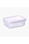 Wave Lock Rectangular Glass Food Container with Lid, 1 Liter Capacity