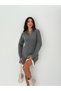 Skirted Knitwear Buttoned and Knitted Patterned Suit - 8