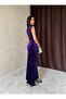 PERP Maxi Elbise 3017 - Mor - 2