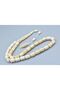 Masterpiece Imame Carved Capsule Cut Large Whale Bone Prayer Beads - 4