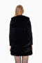 Classic Imported Plush Black Faux Plump Fur Vest - 4