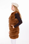 Classic Imported Plush Caramel Faux Plump Fur Vest - 4