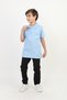 Unisex Blue Polo Neck T-Shirt - School T-Shirt - 5