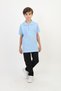 Unisex Blue Polo Neck T-Shirt - School T-Shirt - 7