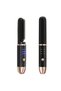 Electric Hair Straightening Brush – 3 Heat Settings, USB Base, 21.5cm, Black & Rose Gold - 2