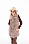 Classic Imported Plush Faux Fur Padded Vest - 2
