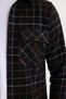 Men's Slim Fit Slim Fit Sports Collar Double Pocket Flap Checkered Shirt - 3