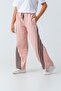 Girl's Casual Cut Combed Cotton Sweatpants with Pockets - 3