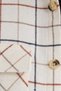 Men's Slim Fit Slim Fit Sports Collar Double Pocket Flap Checkered Shirt - 6