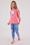2-8 Years Look Cat Girl's Suit-Pink