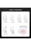 Apple Pencil 1St Generation /2Nd Generation/Pencil Pro/Usb-C iPad Pro/Mini/Air Model Compatible 6-Piece Replacement Tips and Bag - 4