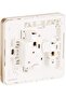 E8315_WG_G12 AvatarOn Gold - Single switched socket - 13 A - 230 V - 1 gang - Gol - 6