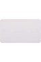 Lisse 2-Gang Moulded Blank Plate, Matt White
