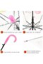 Kids Transparent Rain Umbrella – Cute Cartoon Printed Clear Umbrella for Boys & Girls, Lig - 8