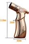 Cigar Lighters Windproof 4 Jet Flame Refillable Butane Gas Torch Lighter Cigarette Metal L - 7