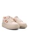 Thick Sole Lace-Up Casual Sneaker Beige Shoes