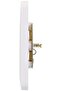 Lisse 1-Gang TV/FM Square Edge Moulded Socket, White - 6