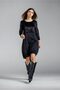 Rochie dama gri carouri - 6