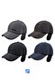 70% Acrylic, 30% Cotton, Soft Fleece Lined, Ear Flap, Waterproof Hat (Quilted) - 5