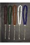Set of 5 Colorful Glass Natural Stone Prayer Beads - 2