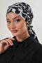 Patterned Buckle Bonnet Hijab Bonnet Daily Use Bonnet Shawl Scarf