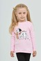 Girl's Dog Bear Printed Sweatshirt - 4