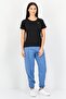 Women Sportswear Fit Short Sleeve Running T-Shirt, Black - 4