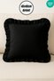 100% Cotton Ruffle Throw Pillow Cover Vintage Decorative Throw Pillow Case - 2