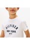 Curved Kids White T-Shirt - 5
